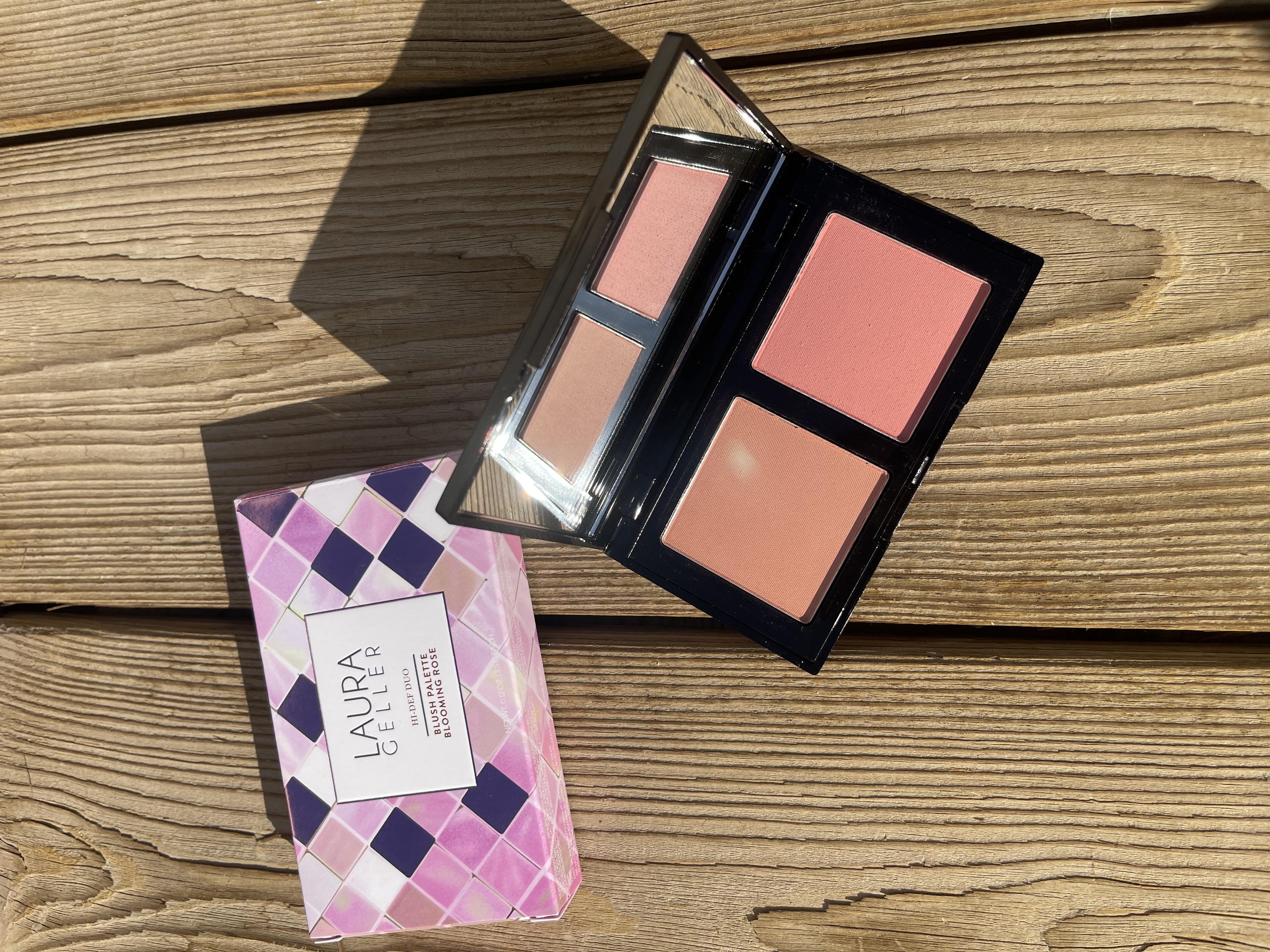 رژگونه دو رنگ Laura Geller Hi-Def Duo Blush – Blooming Rose
